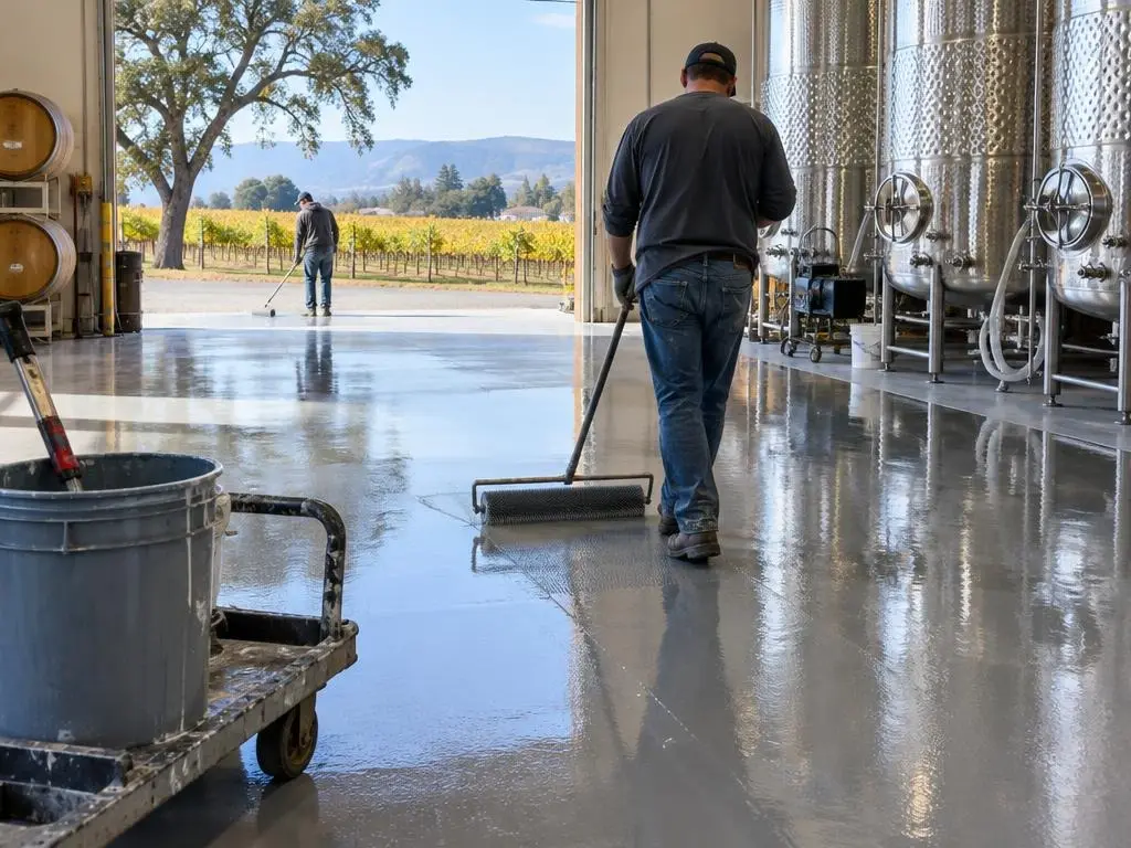 Commercial & Winery Floor Epoxy in Lodi, CA