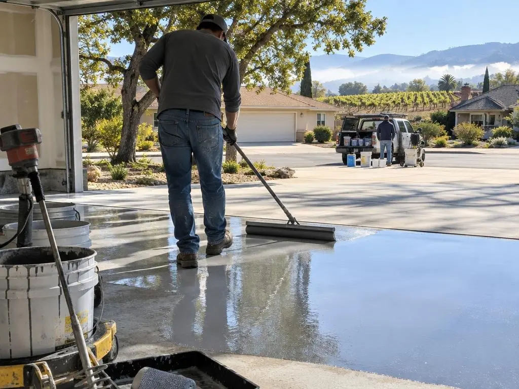 Polyaspartic Floor Coating in Lodi, CA